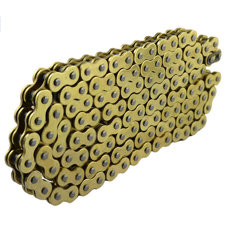 thumbnail image 2 of 520 O-Ring Motorcycle Chain – 110 Links – Red – With Connecting Link – Unibear 2 of 4