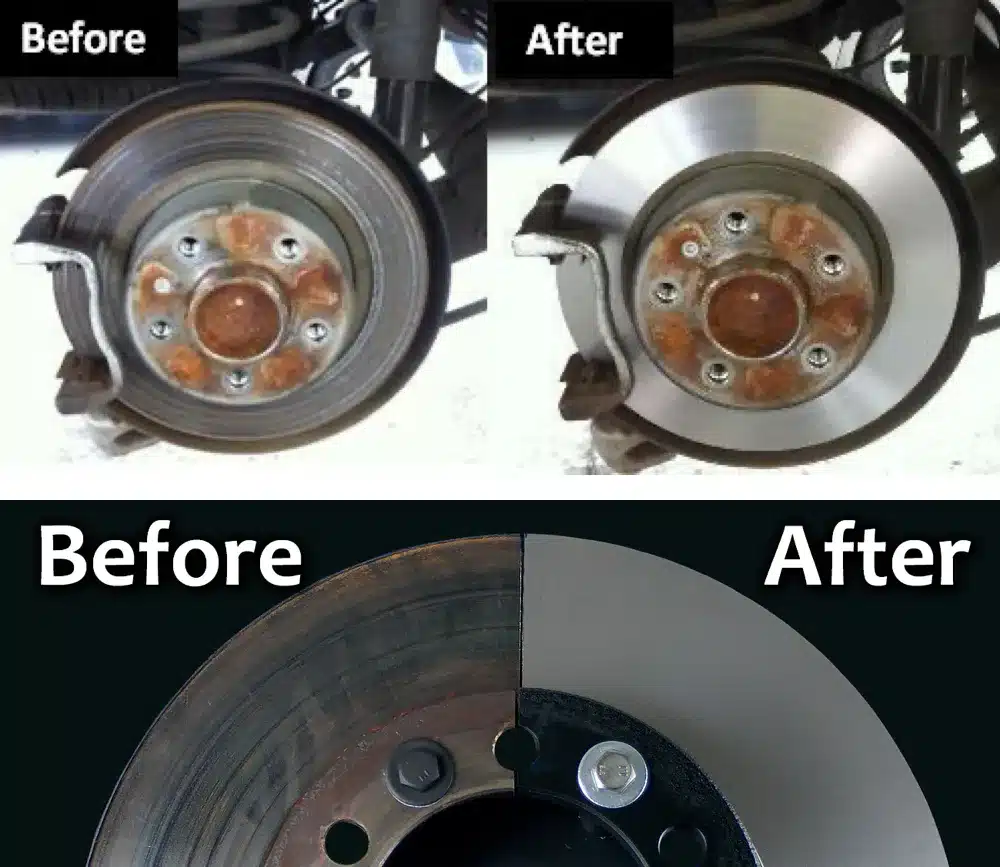 change brake discs