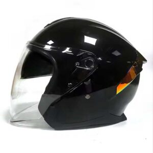 Custom Vintage DOT Approved Open Face Motorcycle Helmet