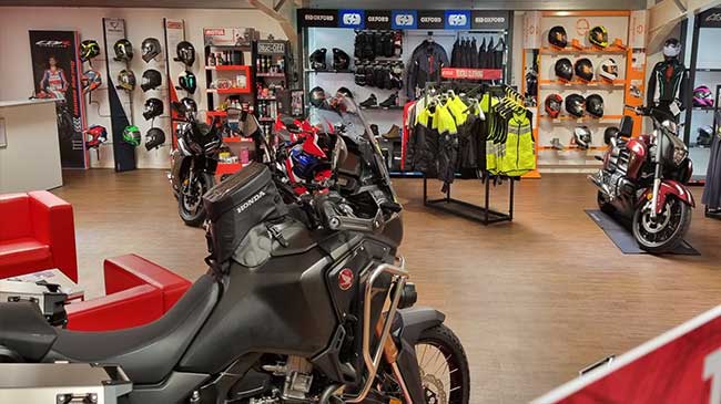 motorcycle accessories shop