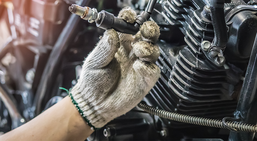 Motorcycle maintenance When and how to replace spark plugs